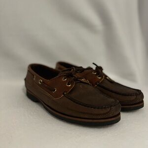 Harbour HC Size 7 1/2D Leather Boat Shoes